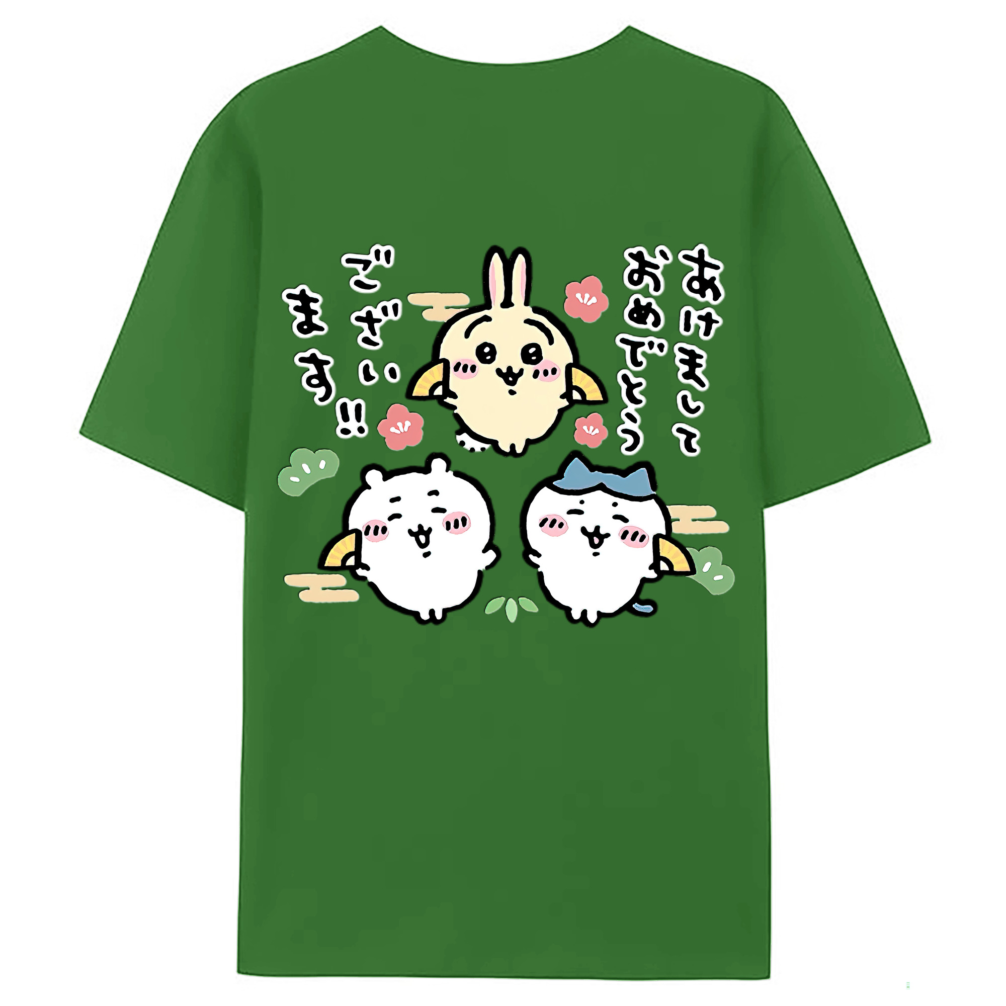 （画像用） ちいかわ ちいかわ Chii-kawa chiikawa レディース半袖Tシャツ(バックプリント)